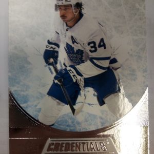 2021-22 UD Credentials Auston Matthews