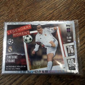 panini legendary moment Zinedine Zidane