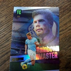 panini top class Kevin de Bruyne raibow master