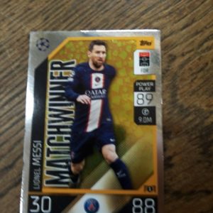 topps match attax Lionel Messi matchwinner