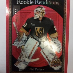 2023-2024 Upper Deck Trilogy Rookie Renditions Red Jiri Patera /799