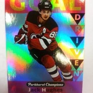 2023-2024 Upper Deck Parkhurst Champions Goal Driven Jack Hughes