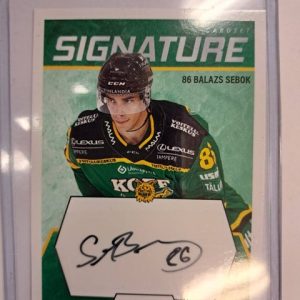 2021-22 Cardset Signature 49/125 Balasz Sebok
