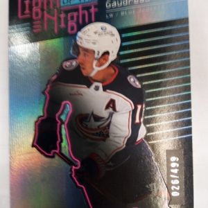 2023-24 UD Synergy Light up the Night Johnny Gaudreau