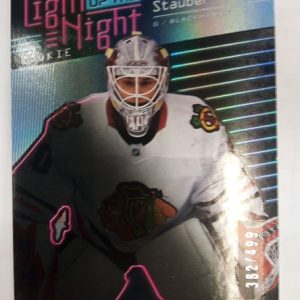 2023-24 UD Synergy Light up the Night Rookie Jaxson Stauber