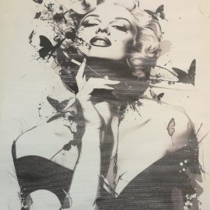 Marilyn Monroe - muovikangas-juliste (K)