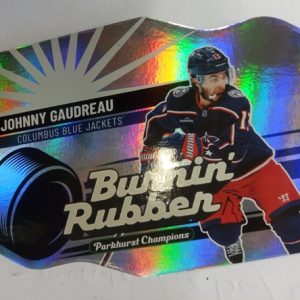 2023-2024 Upper Deck Parkhurst Champions Burnin' Rubber Johnny Gaudreau