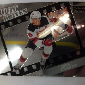 2023-24 O-Pee-Chee Platinum Photo Driven Jack Hughes