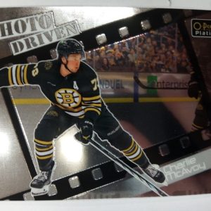 2023-24 O-Pee-Chee Platinum Photo Driven Charlie McAvoy
