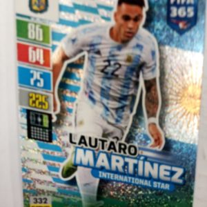 2022-23 Panini AdrenalynXL Fifa 365 Iternational Star Lautaro Martinez
