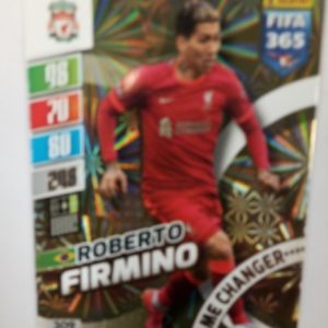 2022-23 Panini AdrenalynXL Fifa 365 Game Changer Roberto Firmino