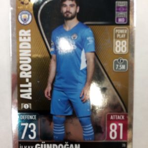 2021-2022 Topps Match Attax All-Rounder Ilkay Gundogan