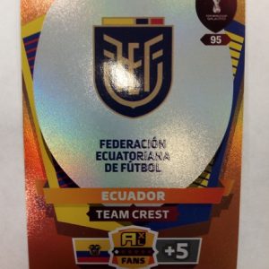 2022 Panini Adrenalyn XL Fifa World Cup Qatar Ecuador Team Crest