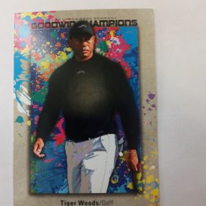2024 UD Goodwin champions tiger woods splash of color