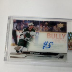 2023-24 ud clear cut Nick Swaney autographed