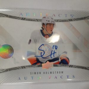 2024-2025 Upper Deck Artifacts Auto Facts Simon Holmström