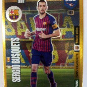 2020 Panini Fifa365 AdrenalynXL Fans Favourite Sergio Busquets