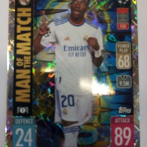 2024 topps Match AttaX Man of the Match Vini JR.