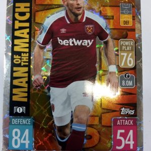 2024 topps Match AttaX Man of the Match Vladimir Coufal