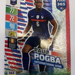 2022 Panini Fifa365 AdrenalynXL International Star Paul Pogba