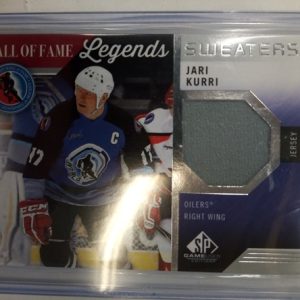 2021-2022 Upper Deck SP Game Used Hall of Fame Legends Sweaters Jari Kurri