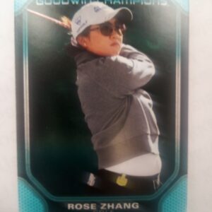 2024 Upper Deck Goodwin Champions Turquoise Rose Zhang