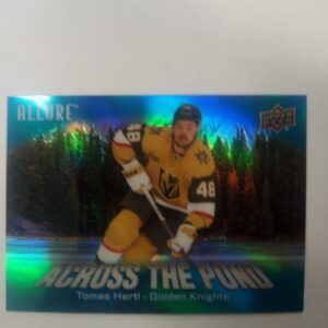 2024-25 UD Allure Tomas Hertl across the pond blue