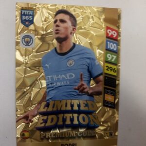 2025 panini adrenalyn fifa365 limied edition premiun gold Rodri