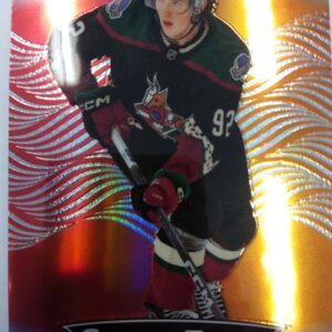 2024-25 UD Allure Color Flow Red-Orange Logan Cooley