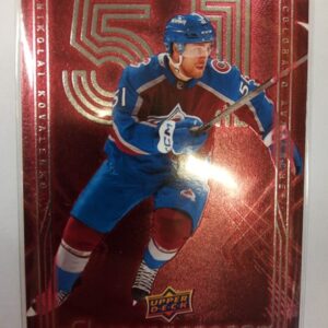 2024-2025 Upper Deck Series 2 Fluorescence Red Nikolai Kovalenko