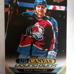 2024-2025 Upper Deck Series 2 Canvas Young Guns Nikolai Kovalenko