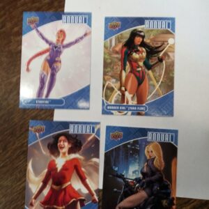 2023-2024 Upper Deck DC Annual starfire, mary marvel, black canary, wonder girl