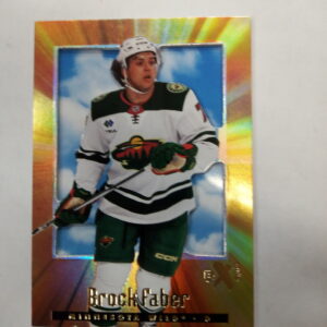 2023-24 skybox yellow e-x 2000 Brock Faber