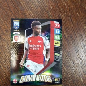 2025 panini fifa365 adrenalyn dominator Bukayo Saka
