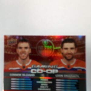 2024-2025 UD series 1 gaming co-op Connor McDavid, Leon Draisalt