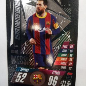 2021-2022 Topps Match Attax Silver Limited Edition Lionel Messi
