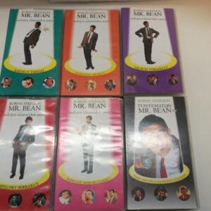 VHS Mr. Bean - Nolojen tilanteiden mies, 6 kasetin paketti (K)