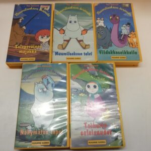 VHS Muumilaakson Tarinoita, 5 kasetin paketti (K)