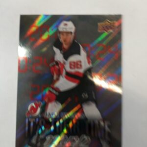 2024-25 UD MVP hockey under the scope Jack Hughes