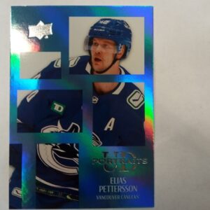 2024-25 UD series 2 portraits Elias Pettersson