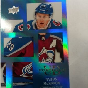 2024-25 UD series 2 portraits Nathan MacKinnon