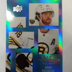 2024-25 UD series 2 portraits David Pastrnak