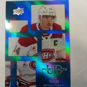 2024-25 UD series 2 portraits Nick Suzuki