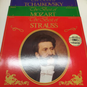 LP "The Best of" 4 levyn kokoelma - Strauss/Mozart/Tchaikovsky/Beethoven (K)