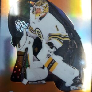 2024-25 UD Allure Protectors of the Ice Orange Jeremy Swayman