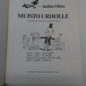 Kari - Muisto urholle, 1974 (K)