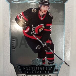 2022-2023 Upper Deck Exquisite Collection Rookie Jake Sanderson /199