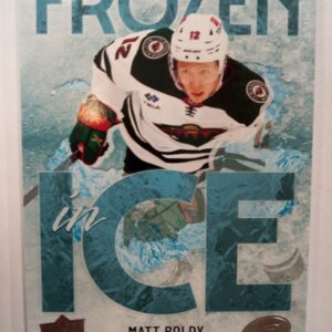 2024-2025 Upper Deck ICE Frozen in Ice Matt Boldy