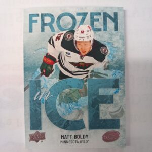 2024-2025 UD ICE Frozen in Ice Matt Boldy