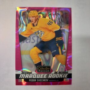2024-25 O-Pee-Chee Platinum Marquee Rookie Pink Magma Fedor Svechkov